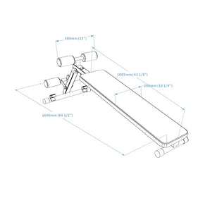 BenchK B1B Workout Bench: Designed for BenchK Wall Bars