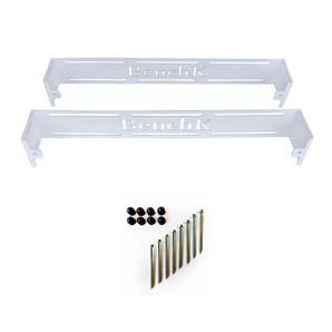 BenchK WHW+S8 Wall Mount Kit for 2, 5, and 7 Series Ladders (Black or White)